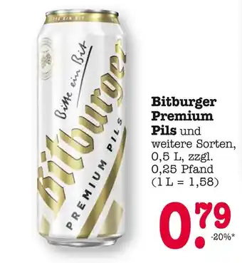 E-Center Bitburger premium pils Angebot