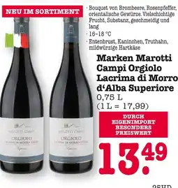 E-Center Marotti campi orgiolo lacrima di morro d'alba superiore Angebot