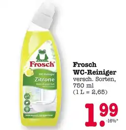 E-Center Frosch wc-reiniger zitrone Angebot