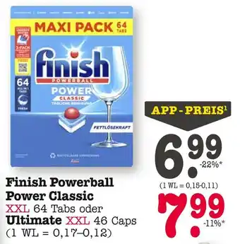 E-Center Finish powerball power classic xxl 64 tabs Angebot