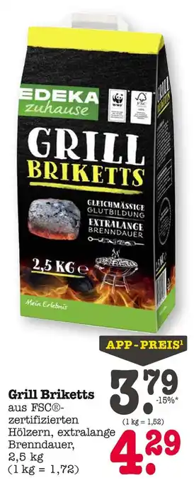 E-Center Edeka zuhause grill briketts Angebot