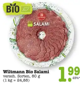 E-Center Wiltmann bio salami Angebot