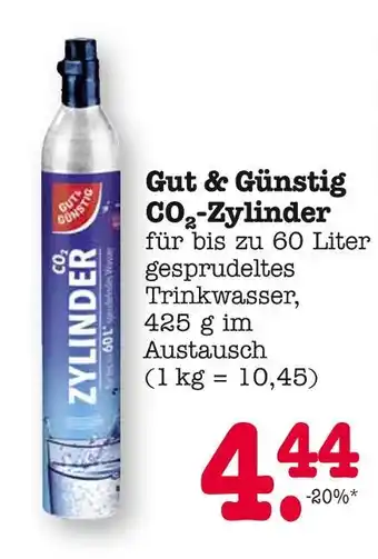 E-Center Gut & günstig co₂-zylinder Angebot