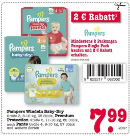 E-Center Pampers baby-dry größe 3 Angebot