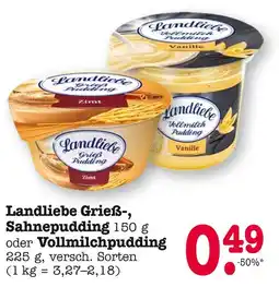 E-Center Landliebe grießpudding Angebot