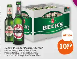 tegut Beck's pils Angebot