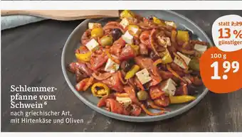 tegut Schlemmerpfanne vom schwein Angebot