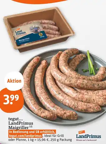 tegut Landprimus maigriller Angebot