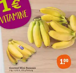 tegut Gourmet mini-bananen Angebot