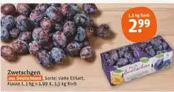 tegut Zwetschgen Angebot