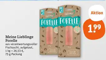 tegut Meine lieblinge forelle Angebot