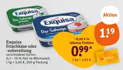 tegut Exquisa frischkäse Angebot