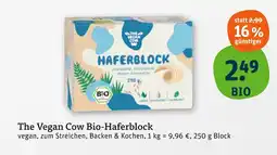 tegut The vegan cow bio-haferblock Angebot