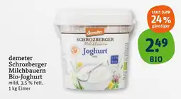 tegut Demeter schrozberger milchbauern bio-joghurt Angebot
