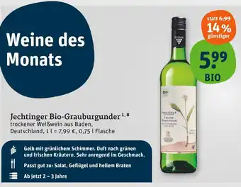 tegut Jechtinger bio-grauburgunder Angebot