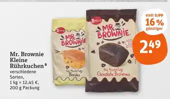 tegut Mr. brownie kleine rührkuchen blondes Angebot