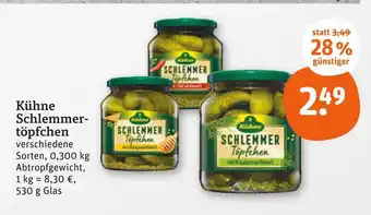 tegut Kühne schlemmer-töpfchen Angebot