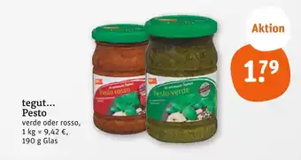tegut Tegut... pesto verde Angebot