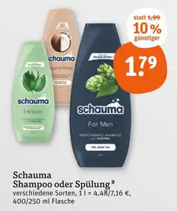 tegut Schauma shampoo 7 kräuter Angebot