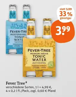 tegut Fever tree mediterranean tonic water Angebot