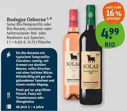 tegut Bodegas osborne solaz bio-tempranillo Angebot