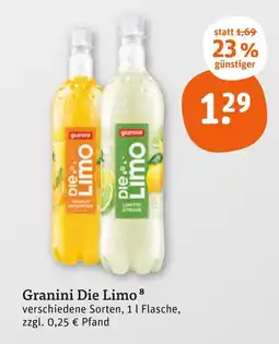 tegut Granini die limo orange-lemongrass Angebot