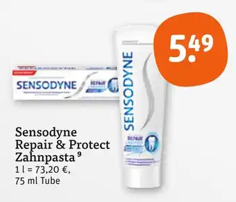 tegut Sensodyne repair & protect zahnpasta Angebot