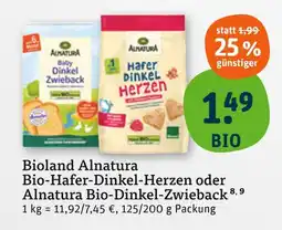 tegut Alnatura bio-hafer-dinkel-herzen Angebot