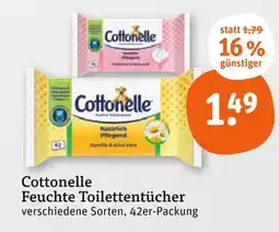 tegut Cottonelle feuchte toilettentücher Angebot