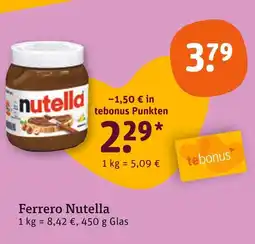 tegut Ferrero nutella Angebot