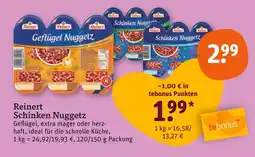 tegut Reinert geflügel nuggetz Angebot