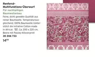 Tchibo Renforcé-multifunktions-überwurf Angebot
