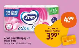 tegut Zewa toilettenpapier ultra soft Angebot