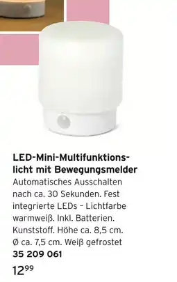 Tchibo Led-mini-multifunktionslicht mit bewegungsmelder Angebot