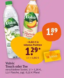 tegut Volvic touch apfel Angebot