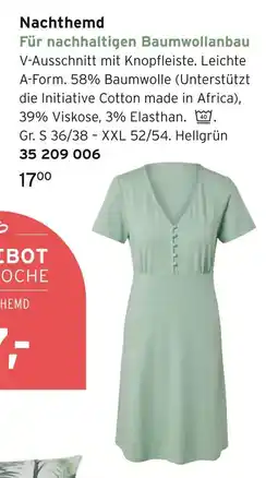 Tchibo Nachthemd Angebot