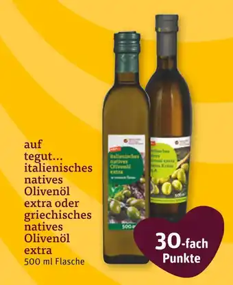 tegut Tegut italienisches natives olivenöl extra Angebot