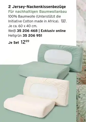 Tchibo 2 jersey-nackenkissenbezüge Angebot