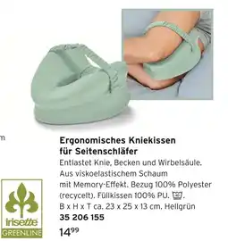 Tchibo Irisette ergonomisches kniekissen für seitenschläfer Angebot