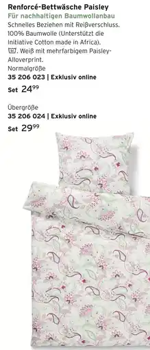 Tchibo Renforcé-bettwäsche paisley Angebot