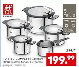 porta Zwilling topf-set 'simplify' Angebot