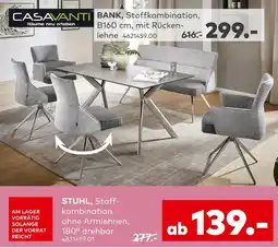 porta Casavanti bank, stoffkombination Angebot