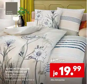 porta Satin-bettwäsche Angebot