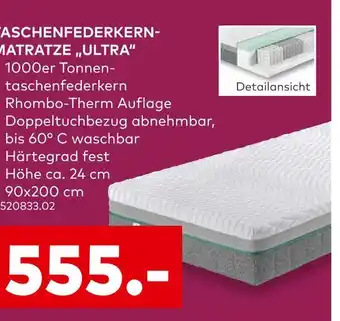 porta Taschenfederkern-matratze ultra Angebot