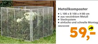 Globus Baumarkt Metallkomposter Angebot