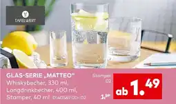 porta Tafelwert glas-serie „matteo“ Angebot