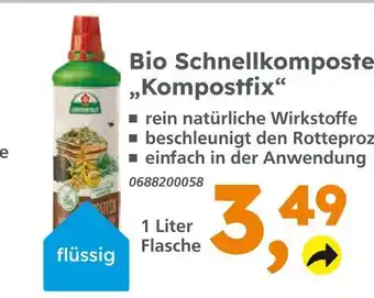 Globus Baumarkt Bio schnellkomposter kompostfix Angebot