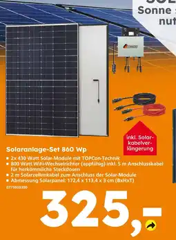 Globus Baumarkt Solaranlage-set 860 wp Angebot