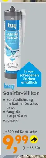 Globus Baumarkt Knauf sanitär-silikon Angebot