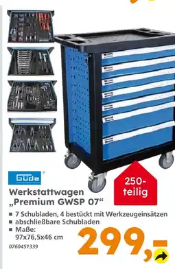 Globus Baumarkt Güde werkstattwagen premium gwsp 07 Angebot